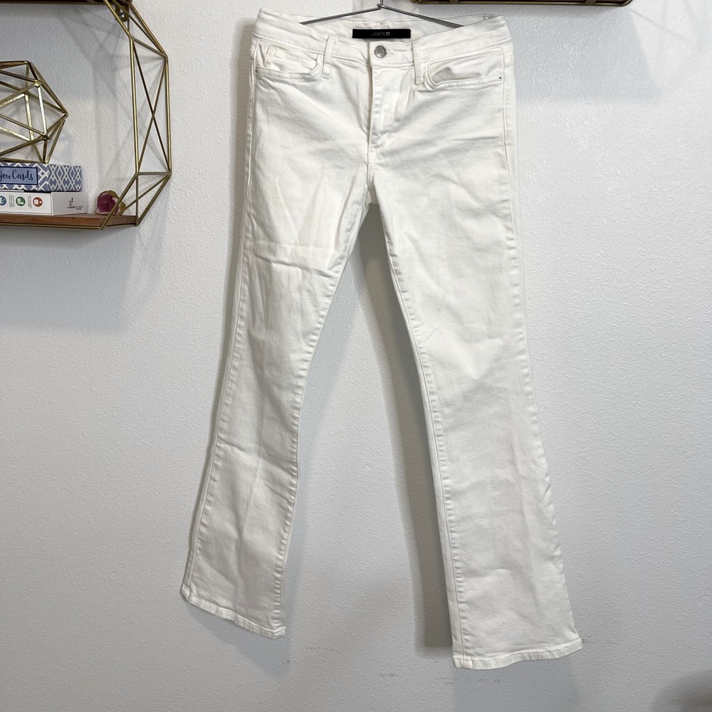 Joe’s Jeans white denim flare 26